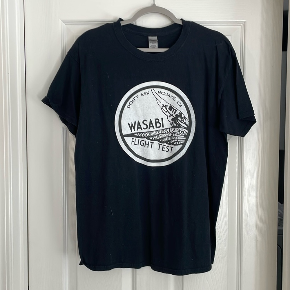 Men’s black, short sleeve T-shirt